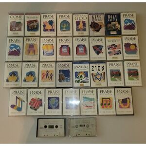 Huge Lot 28+ Hosanna! Music Praise & Worship Cassette Tapes Vintage 80s 90s